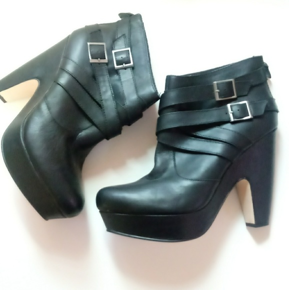 Seychelles Shoes - 30% Sale Seychelles Cross Buckle Platform Booties